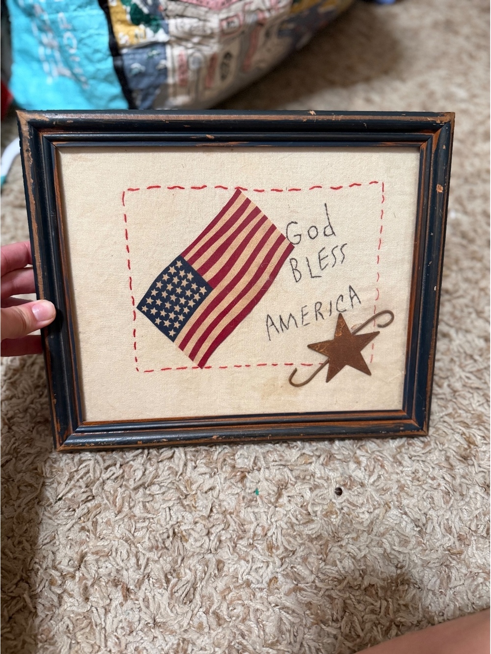 Vintage “God Bless America” sign